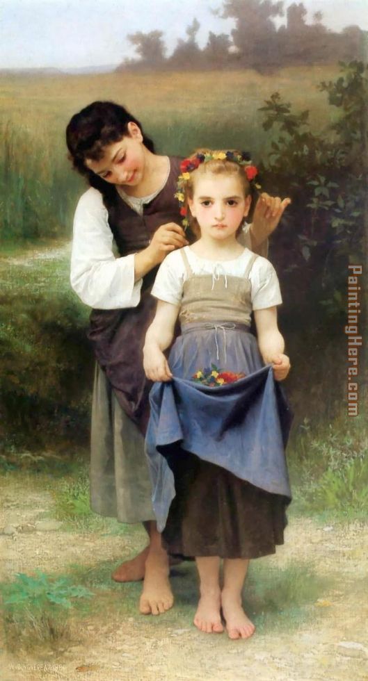 William Bouguereau The Jewel of the Fields